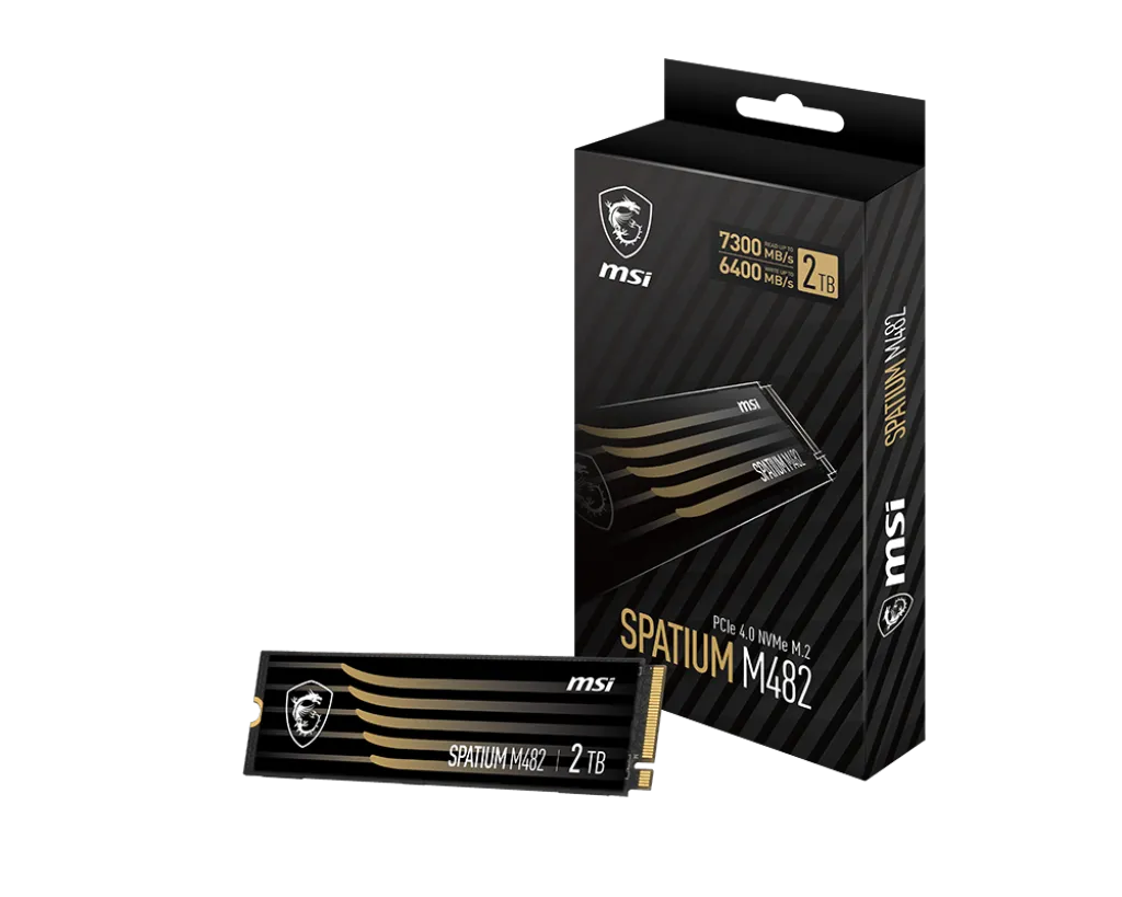 MSI SPATIUM M482 SSD NVMe Gen4 - للتقنيات الحديثة TT TAB متجر