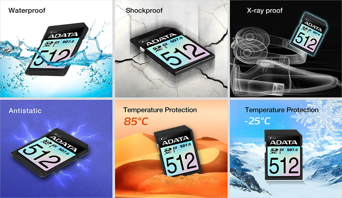 ADATA Premier Extreme SD Express Card SDXC SD7.0 - للتقنيات الحديثة TT TAB متجر