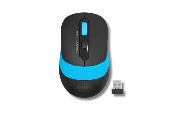 A4Tech FG10 Wireless Mouse Blue - متجر TT Tab للتقنيات الحديثة