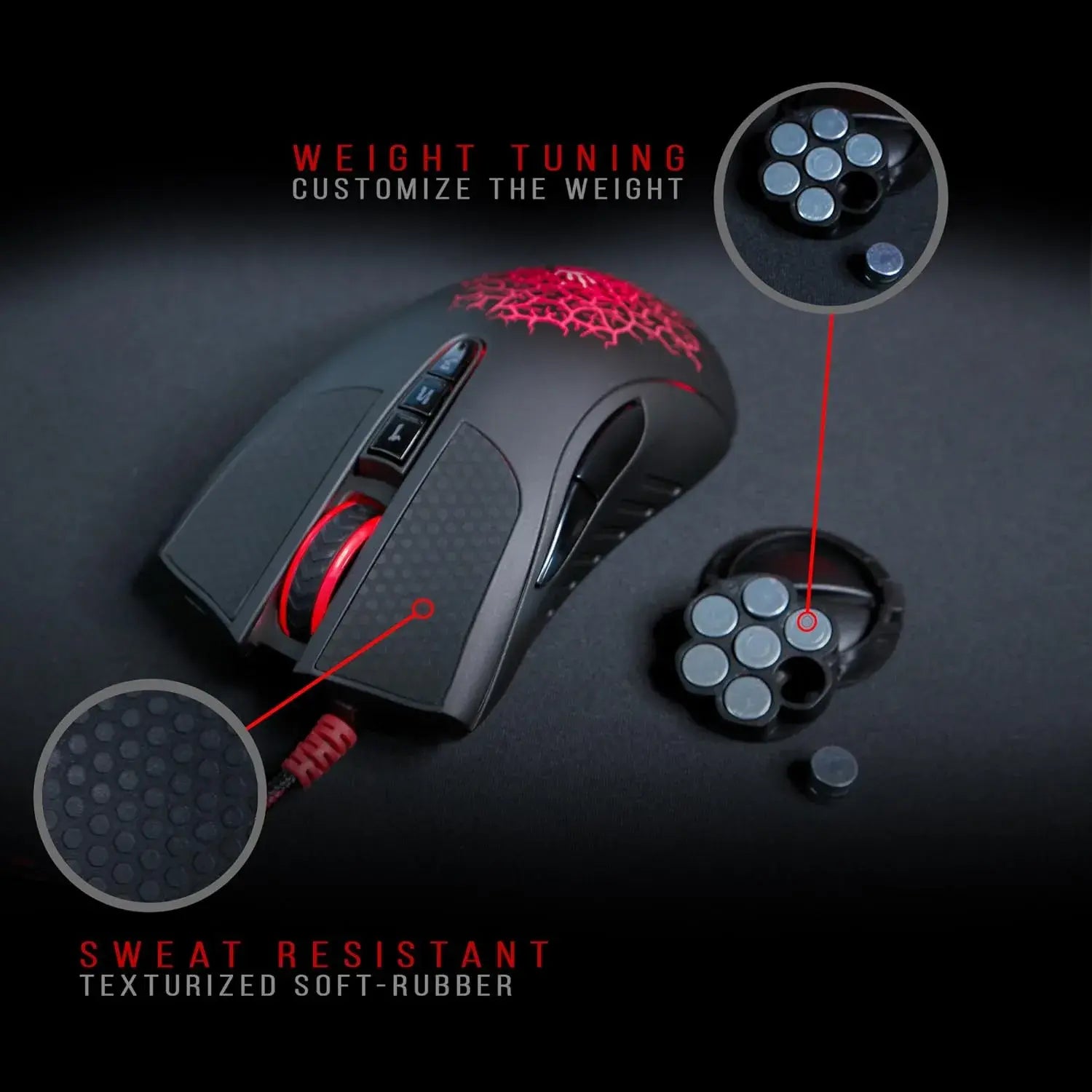 Bloody A90 Light Strike RGB Wired Gaming Mouse - متجر TT Tab للتقنيات الحديثة