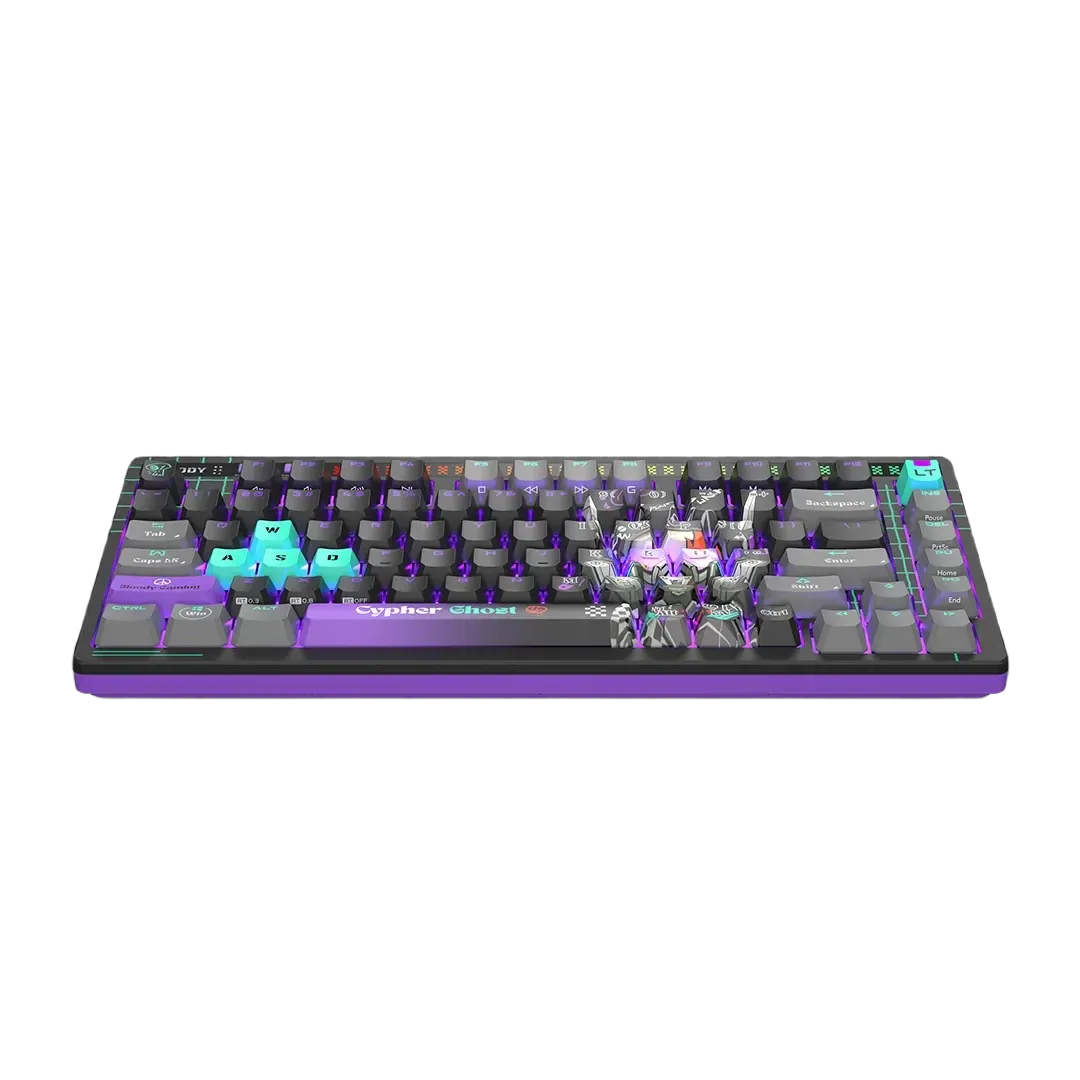 Bloody AT75 Alpha Cypher Ghost Optical Switch Wired Gaming Keyboard 75% - متجر TT Tab للتقنيات الحديثة