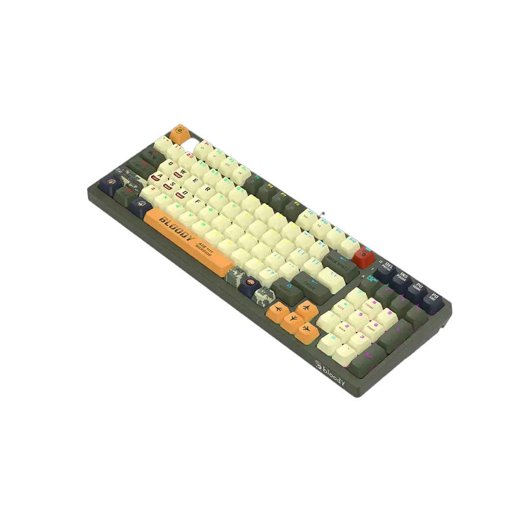Bloody S98 Aviator RGB Wired Mechanical Keyboard Gaming - متجر TT Tab للتقنيات الحديثة