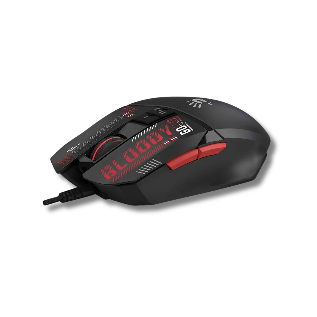 Bloody W60 Max Mini Lightweight RGB Wired Gaming Mouse - متجر TT Tab للتقنيات الحديثة