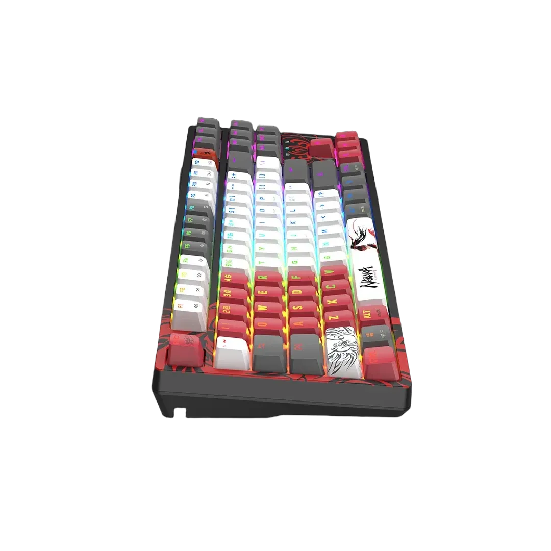 Bloody WS87 Naraka Dual-Core Wireless Gaming Mechanical Keyboard - متجر TT Tab للتقنيات الحديثة