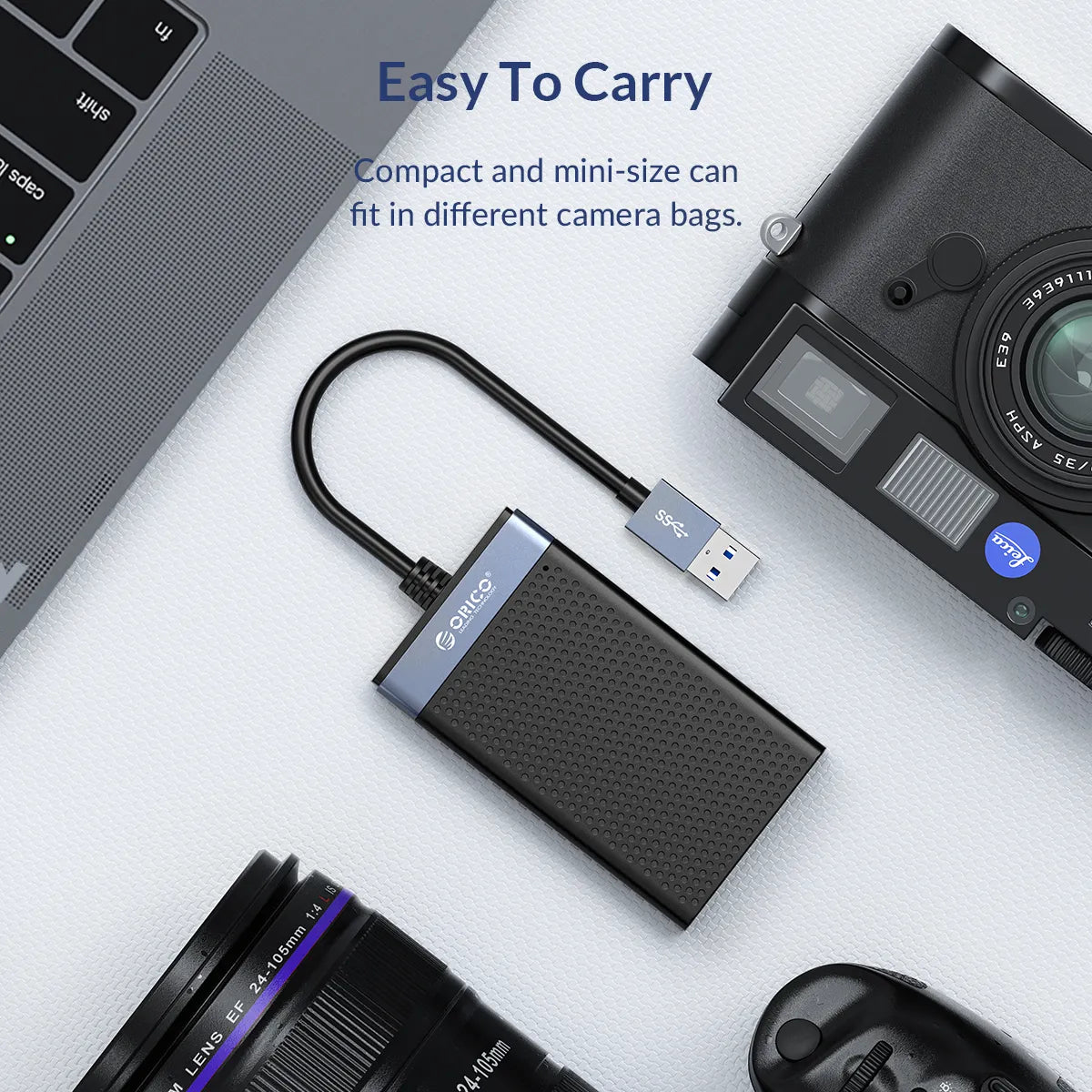 Orico CL4D-C3 USB-C Multi Card Reader - للتقنيات الحديثة TT TAB متجر