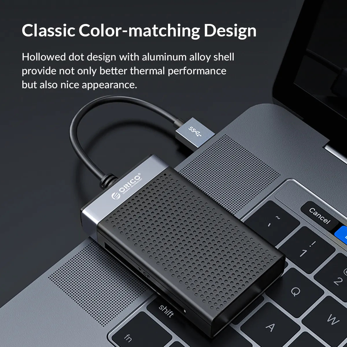 Orico CL4D-C3 USB-C Multi Card Reader - للتقنيات الحديثة TT TAB متجر