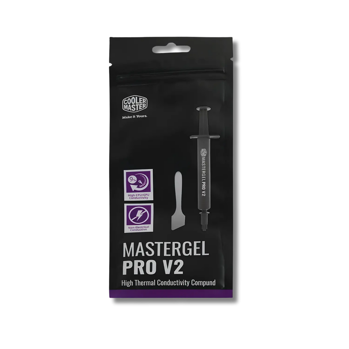 Cooler Master MasterGel Pro V2 Thermal Paste 1.5ml (4g) – 9W/m·K - متجر TT Tab للتقنيات الحديثة