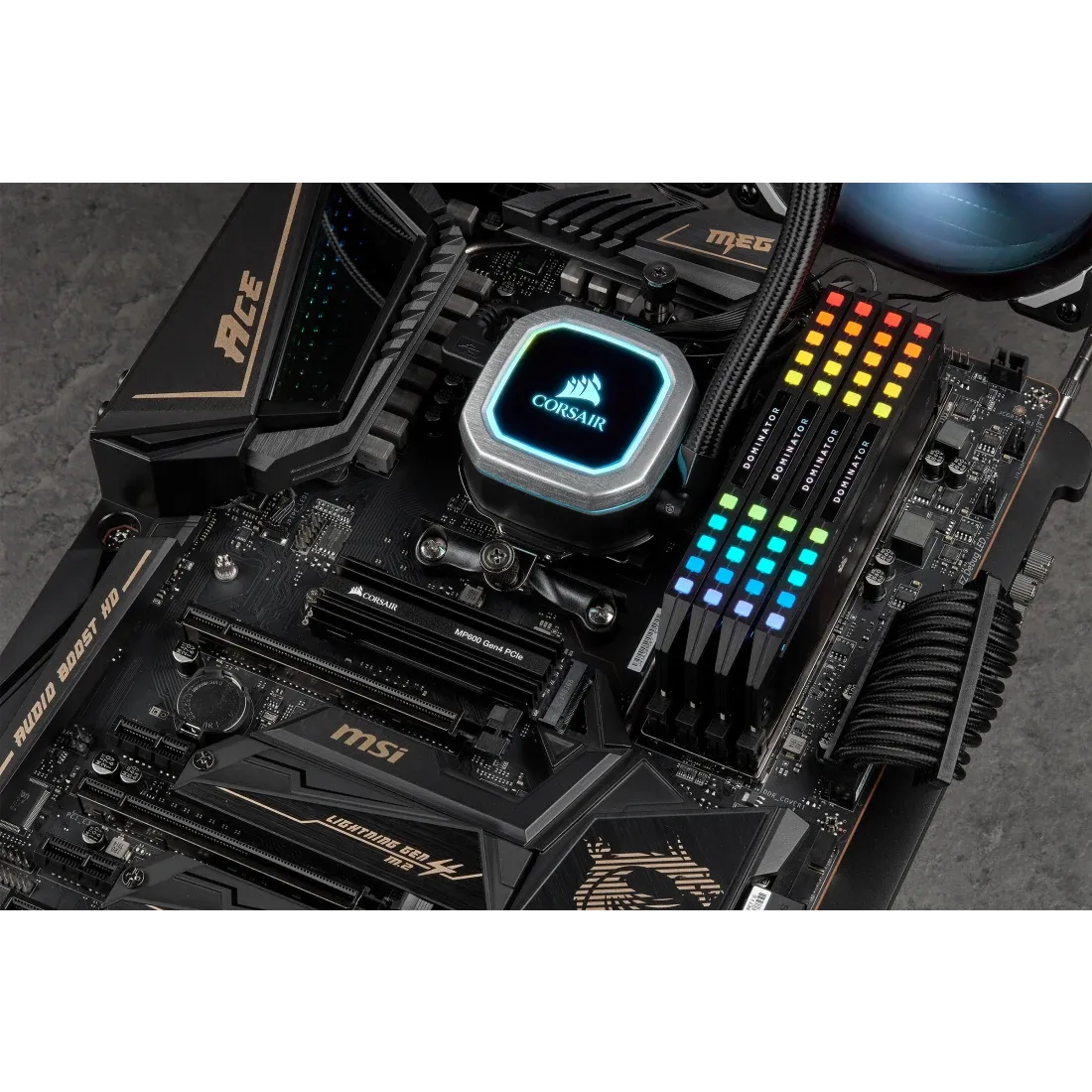 Corsair Force Series MP600 SSD NVMe Gen4 with DRAM and Heatsink - للتقنيات الحديثة TT TAB متجر