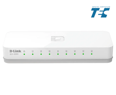 D-Link DES-1008C 8-Port 10/100Mbps Ethernet Unmanaged Switch