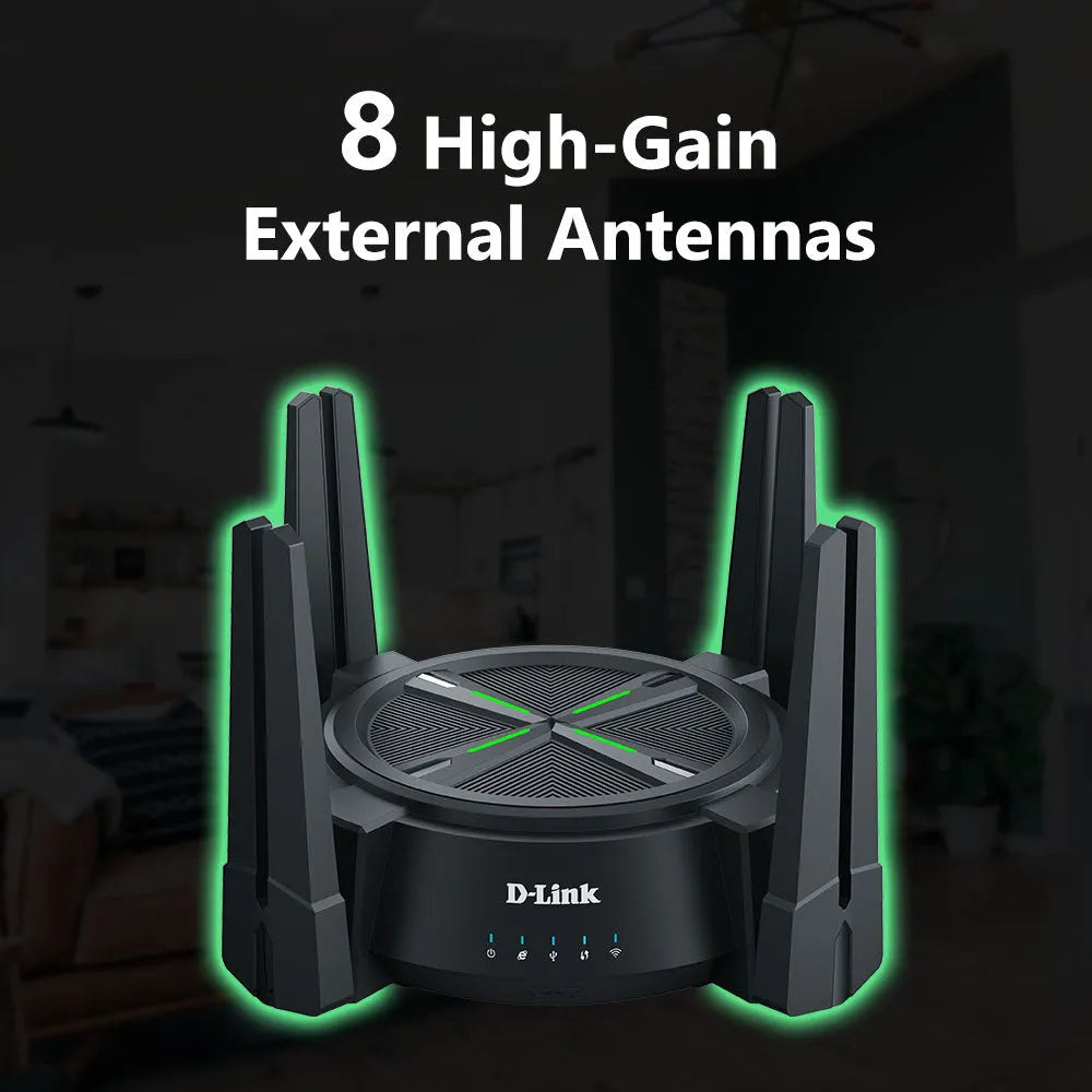 D-Link DIR-X6080Z AX6000 2.5Gbps Port Quad Core CPU Wi-Fi6 Router - متجر TT Tab للتقنيات الحديثة