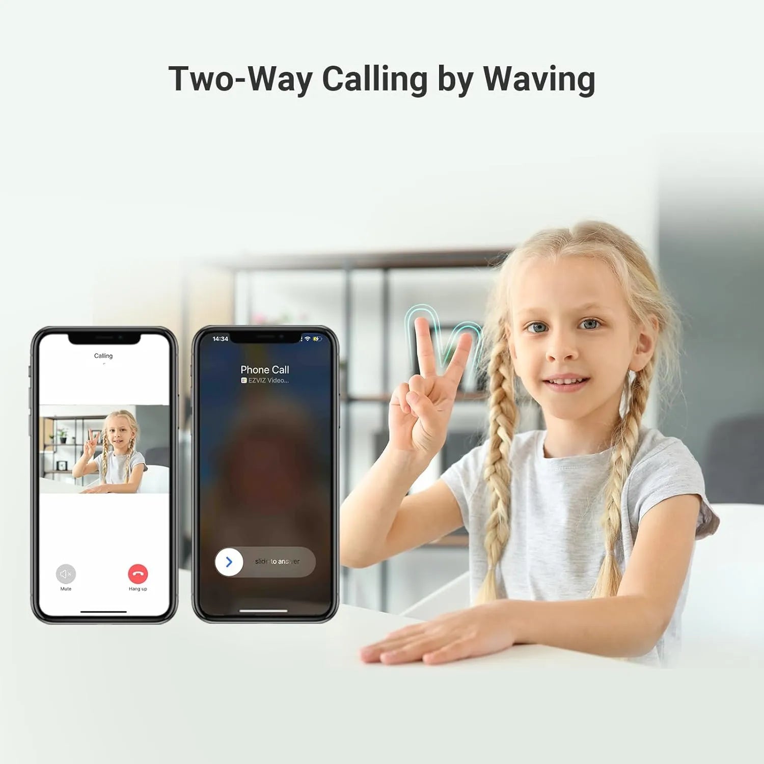 EZVIZ C7 Dual 2K+ Dual-Lens Pan/Tilt Wi-Fi 6 Indoor Security Camera with Gesture-Activated Video Calling - متجر TT Tab للتقنيات الحديثة