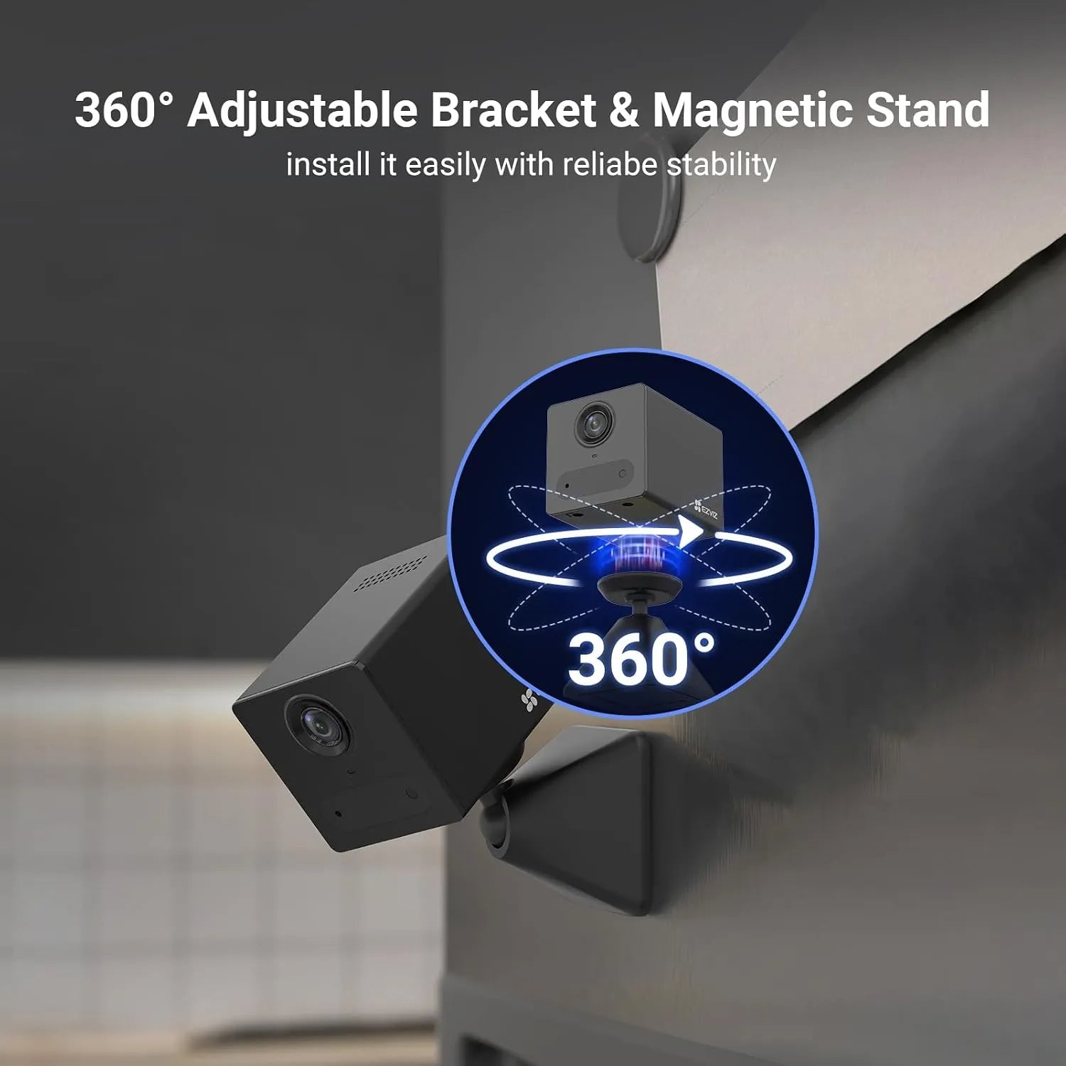 EZVIZ CB2 4G 2K 3MP Mini Battery-Powered Indoor Security Camera - متجر TT Tab للتقنيات الحديثة
