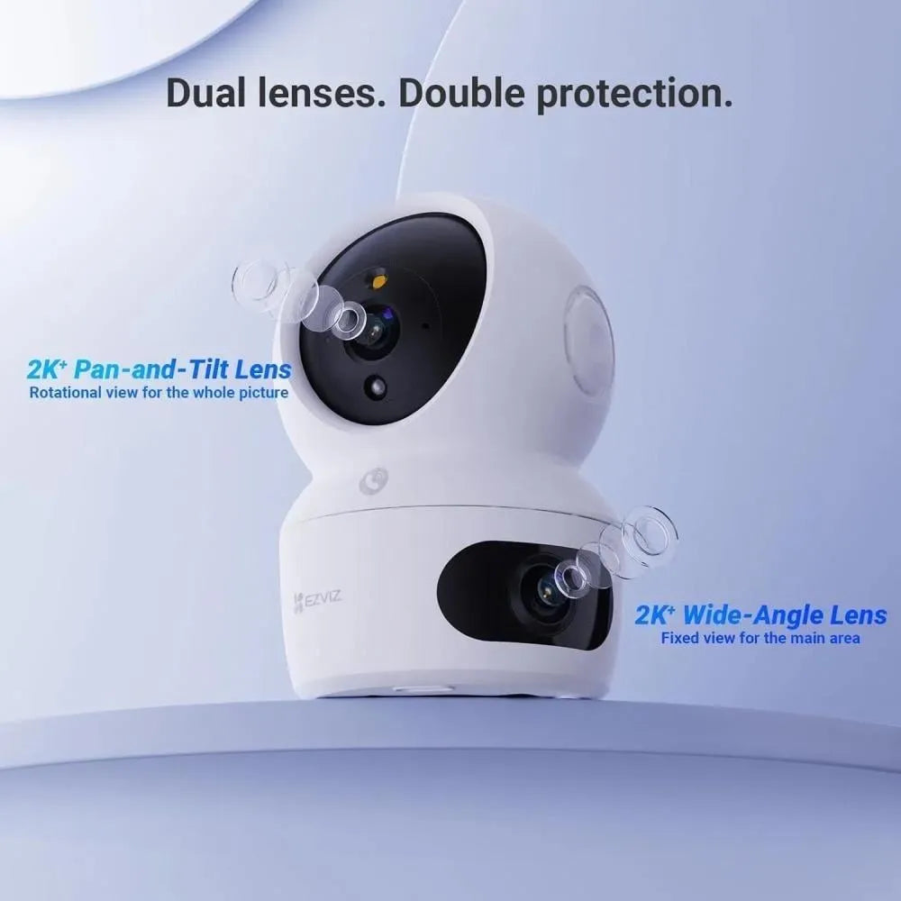 EZVIZ H7c Dual 2K+ Dual-Lens Pan/Tilt Wi-Fi 6 Indoor Security Camera - متجر TT Tab للتقنيات الحديثة