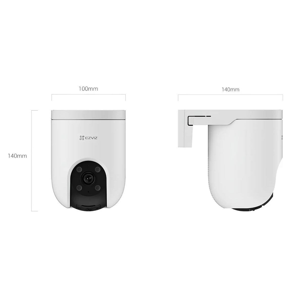 EZVIZ H8c Pro 4K 8MP Outdoor Pan/Tilt Wi-Fi Security Camera with Color Night Vision - متجر TT Tab للتقنيات الحديثة