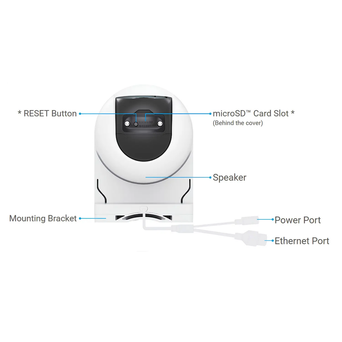 EZVIZ H8c Pro 4K 8MP Outdoor Pan/Tilt Wi-Fi Security Camera with Color Night Vision - متجر TT Tab للتقنيات الحديثة