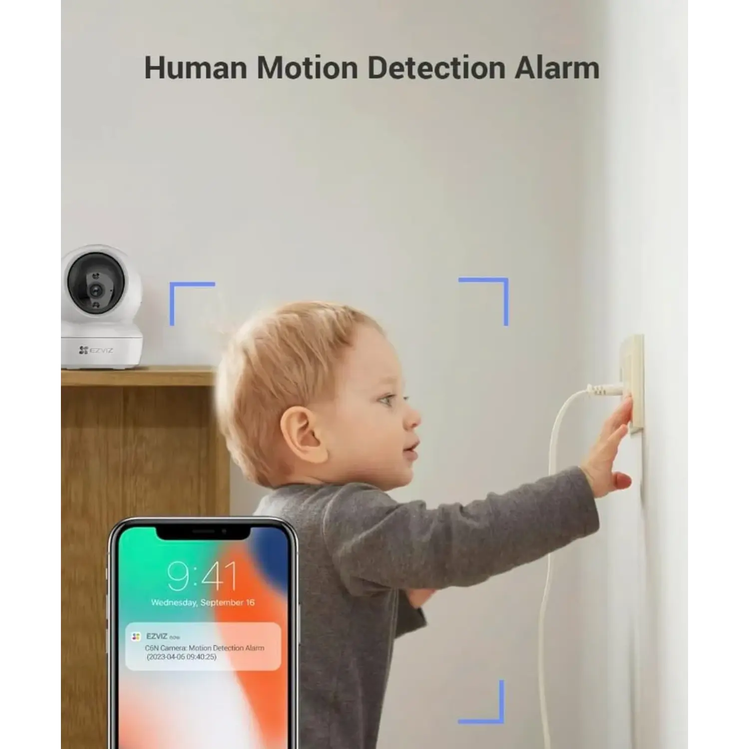 EZVIZ TY1 Pro 3K 5MP Pan/Tilt Dual-Band Wi-Fi Indoor Smart Camera with Touch-to-Call - متجر TT Tab للتقنيات الحديثة