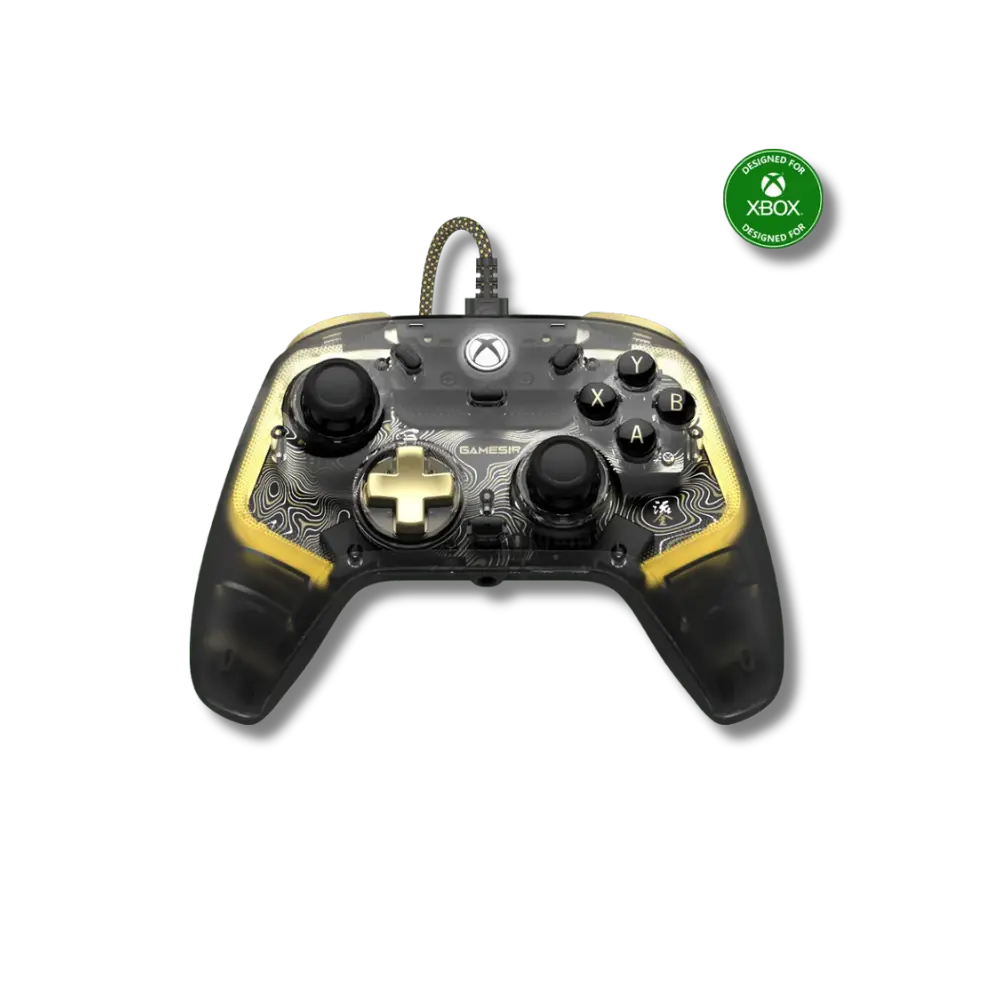 GameSir Kaleid Flux XBOX & PC Transparent RGB Wired Gaming Controller with Hall Effect Sticks & Triggers - متجر TT Tab للتقنيات الحديثة