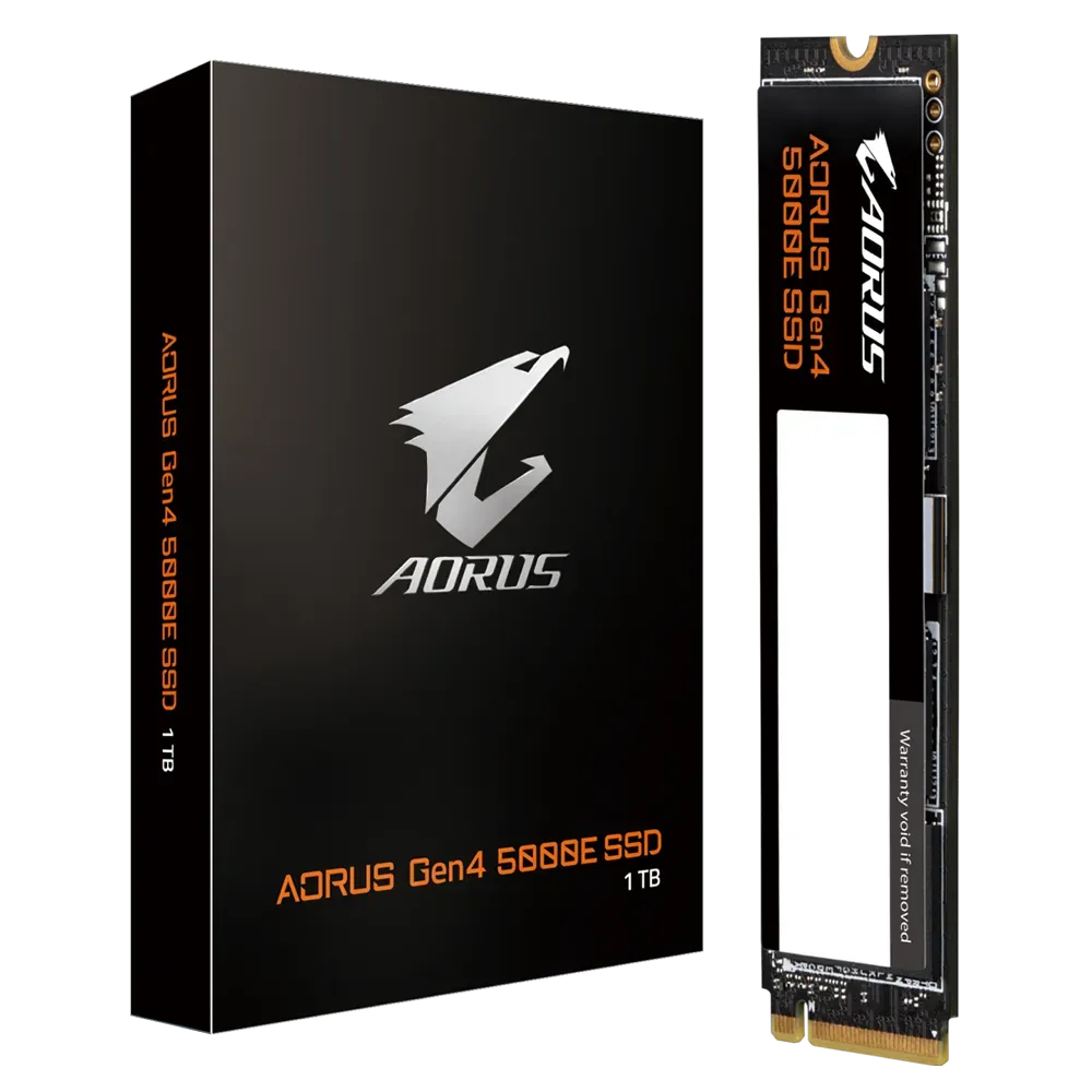 Gigabyte AORUS Gen4 5000E SSD NVMe Gen4 - للتقنيات الحديثة TT TAB متجر