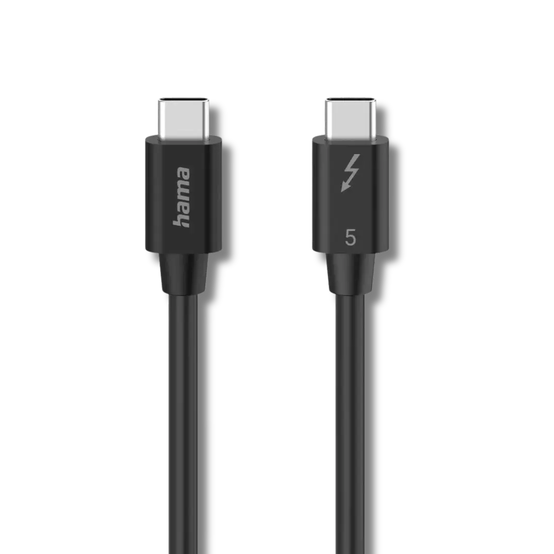 Hama 00200796 USB-C Thunderbolt-5 80Gbps 5A 240W Ultra-HD 8K Data and Charging Cable - للتقنيات الحديثة TT TAB متجر