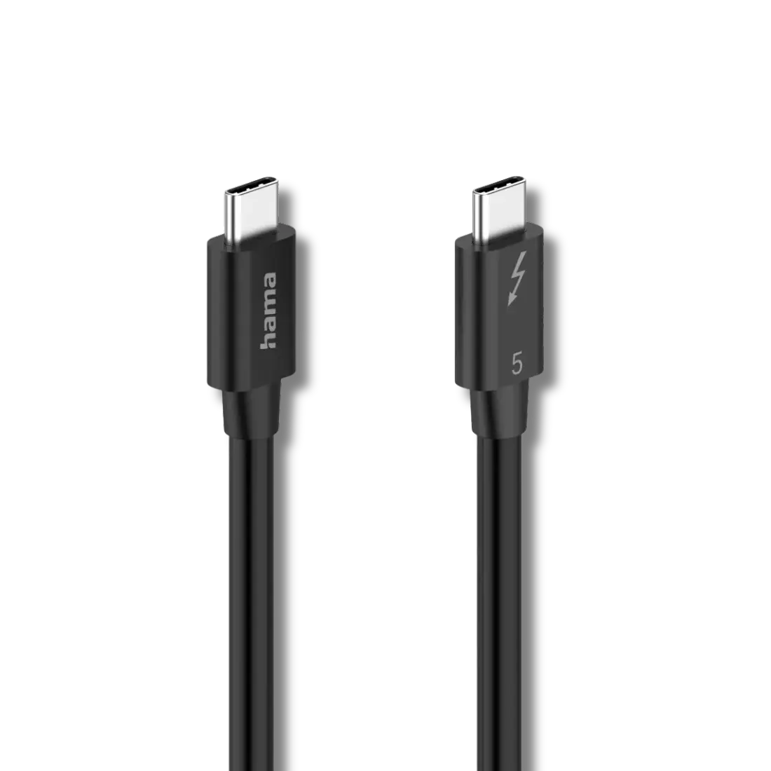 Hama 00200796 USB-C Thunderbolt-5 80Gbps 5A 240W Ultra-HD 8K Data and Charging Cable - للتقنيات الحديثة TT TAB متجر
