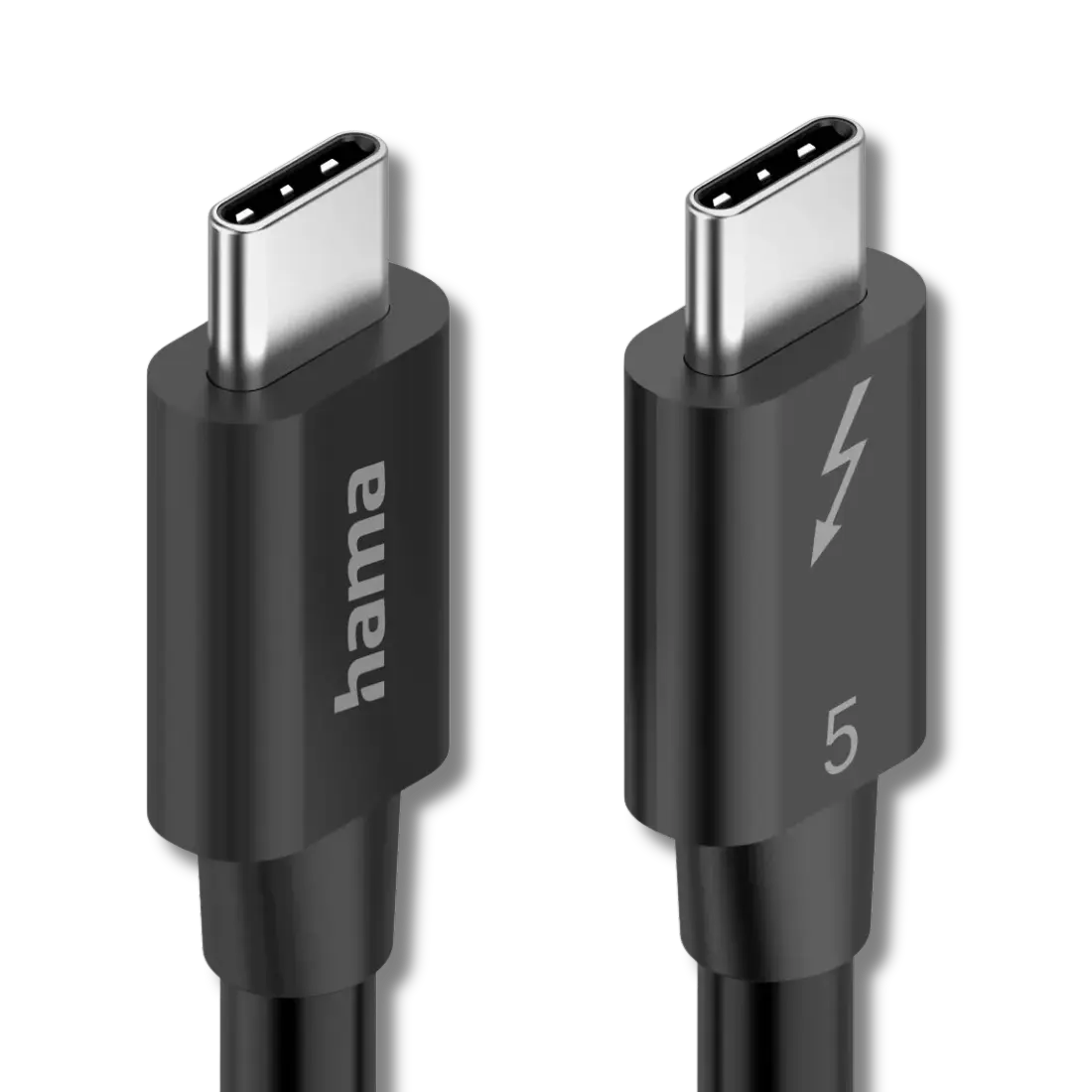 Hama 00200796 USB-C Thunderbolt-5 80Gbps 5A 240W Ultra-HD 8K Data and Charging Cable - للتقنيات الحديثة TT TAB متجر