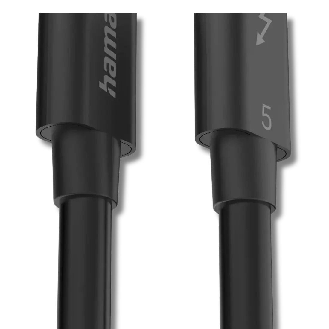 Hama 00200796 USB-C Thunderbolt-5 80Gbps 5A 240W Ultra-HD 8K Data and Charging Cable - للتقنيات الحديثة TT TAB متجر