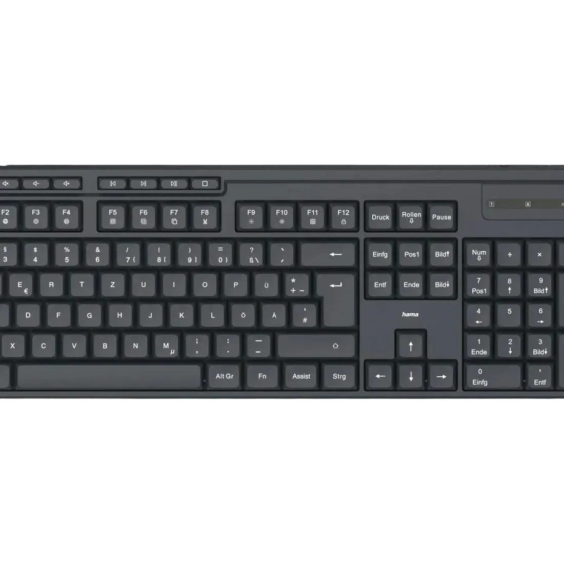 Hama WKM-200 Wireless Keyboard & Mouse with Quiet typing and AI Hotkey - متجر TT Tab للتقنيات الحديثة