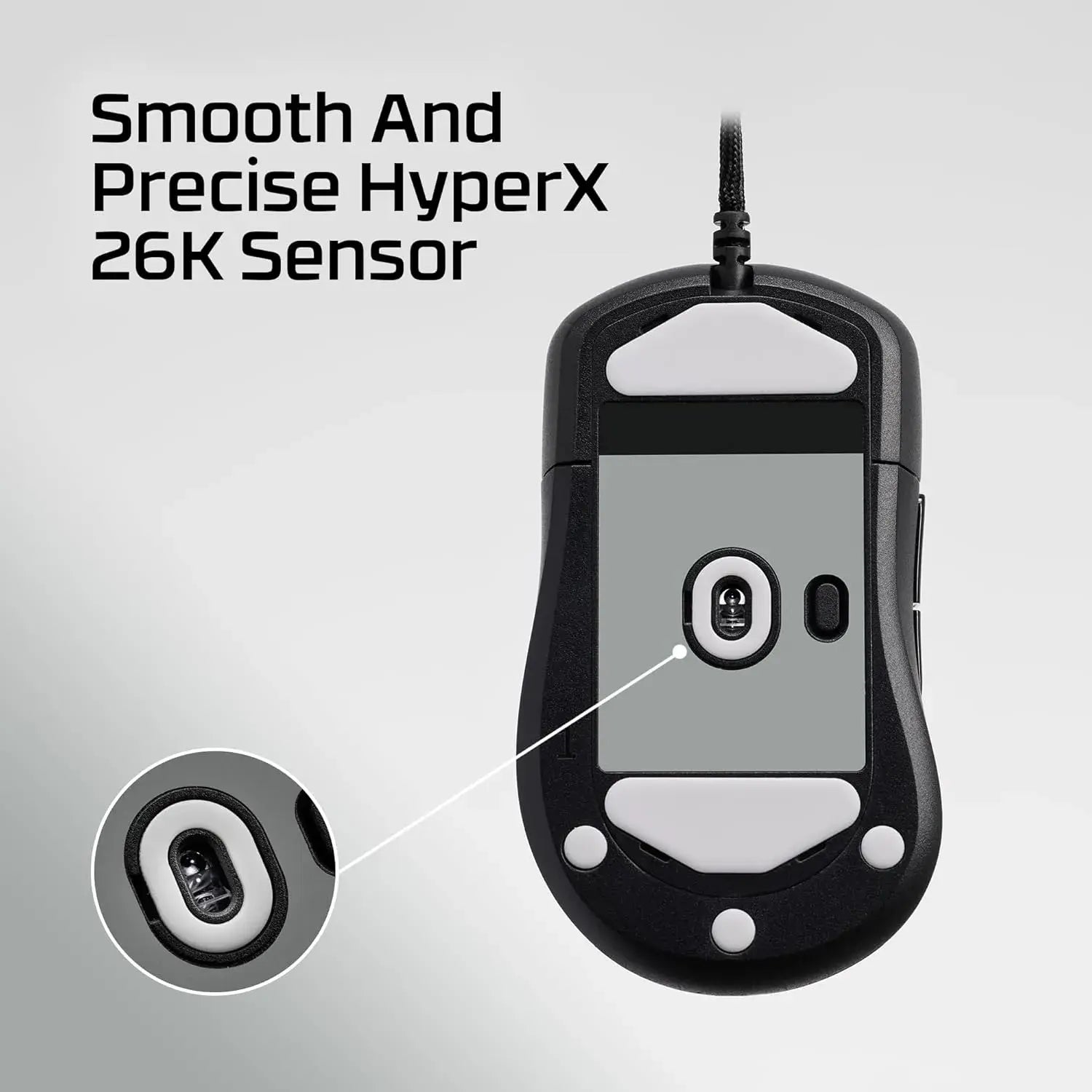 HyperX Pulsefire Saga Modular Wired Gaming Mouse with 26K Sensor - متجر TT Tab للتقنيات الحديثة