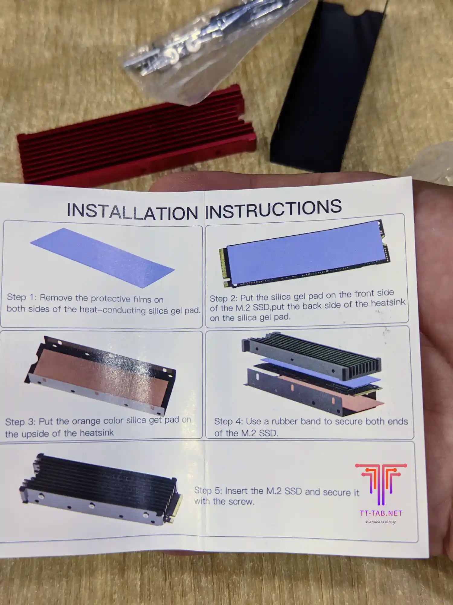 JEYI WarShip Pro M.2 Heatsink Compatible with PS5 - للتقنيات الحديثة TT TAB متجر