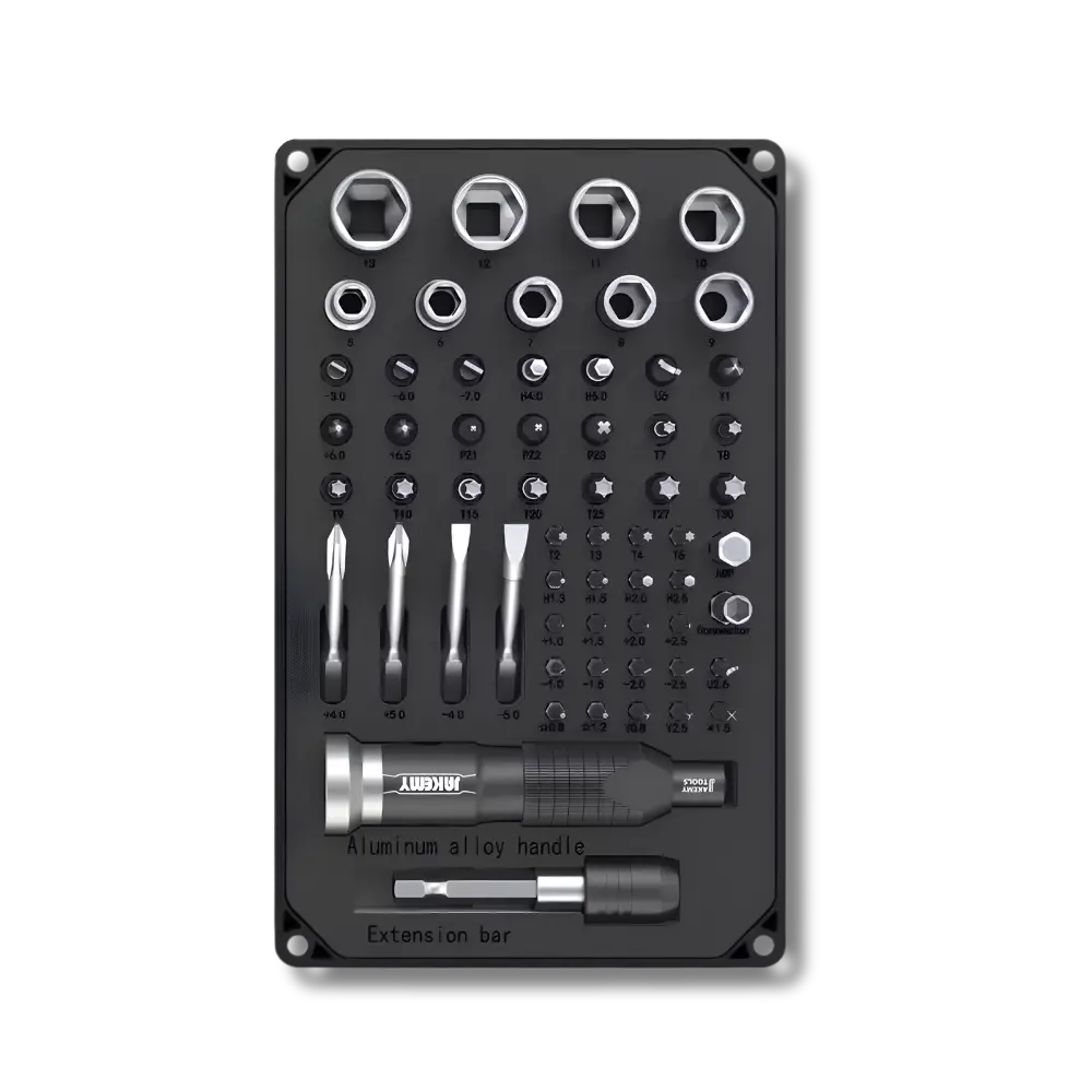 Jakemy JM-6125 60-in-1 Household Screwdriver and Socket Set - متجر TT Tab للتقنيات الحديثة