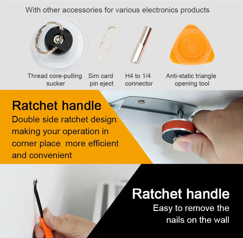 Jakemy JM-8146 47 in 1 Household DIY Maintenance Toolkit - للتقنيات الحديثة TT TAB متجر