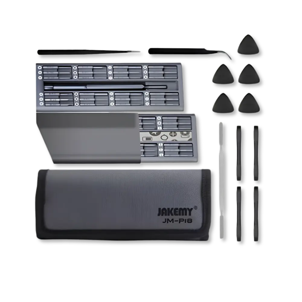 Jakemy JM-P18 61-in-1 Magnetic Precision Screwdriver Repair Toolkit with Storage Pouch - متجر TT Tab للتقنيات الحديثة