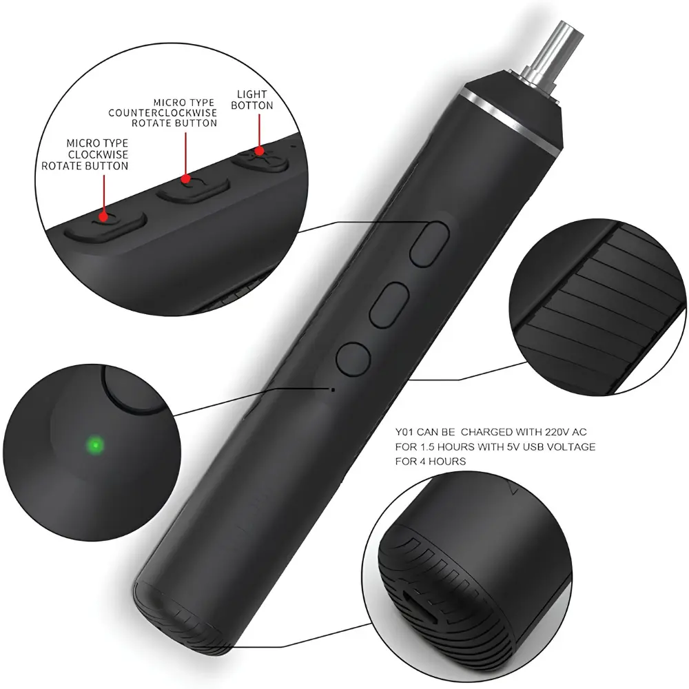 Jakemy JM-Y01 21-in-1 Rechargeable Electric Precision Screwdriver Set - متجر TT Tab للتقنيات الحديثة