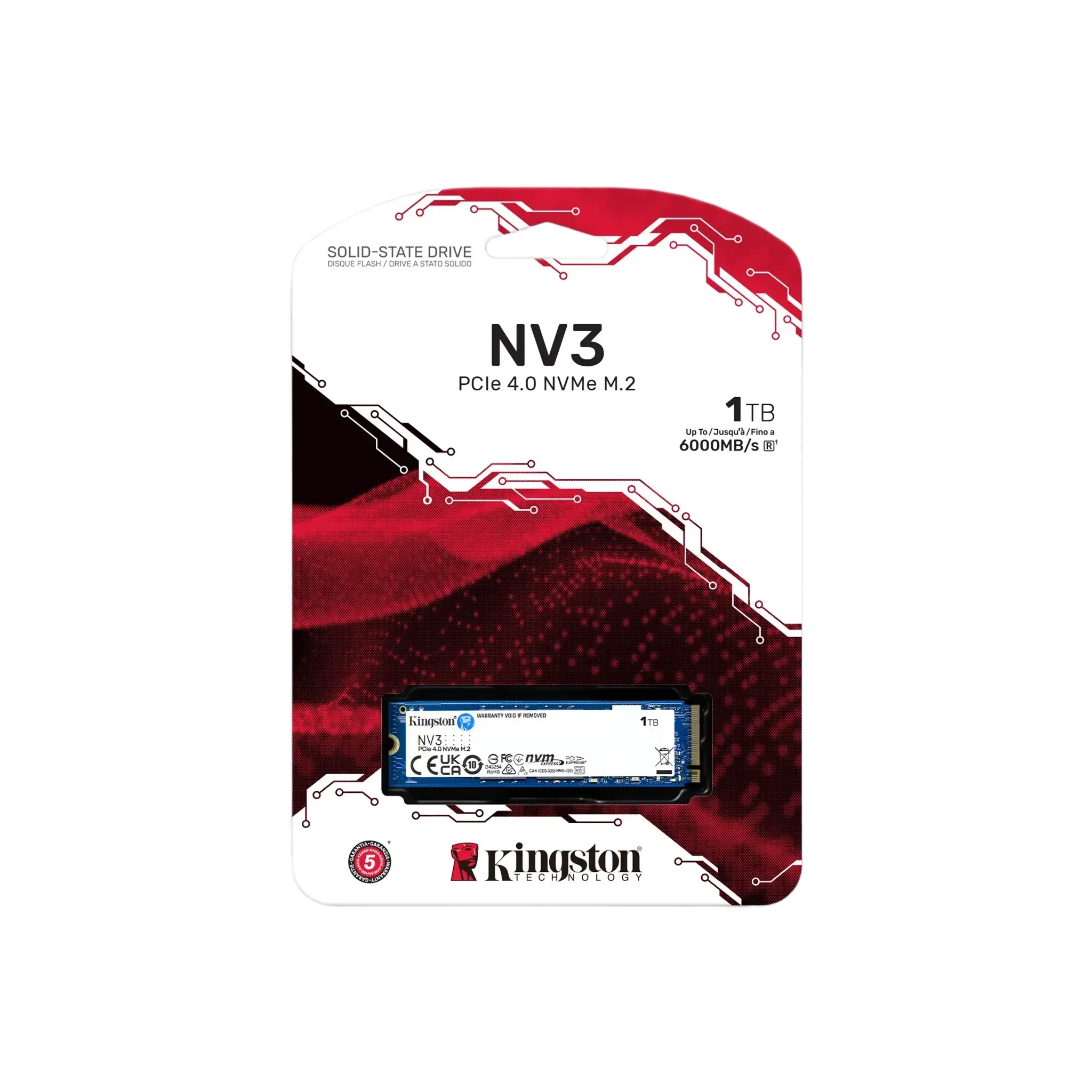 Kingston NV3 PCIe 4.0 NVMe M.2 SSD - متجر TT Tab للتقنيات الحديثة