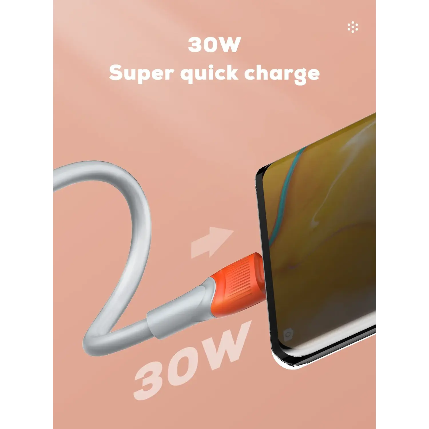 LDNIO LS604 30W USB-A to USB-C 4m Charging Cable - متجر TT Tab للتقنيات الحديثة