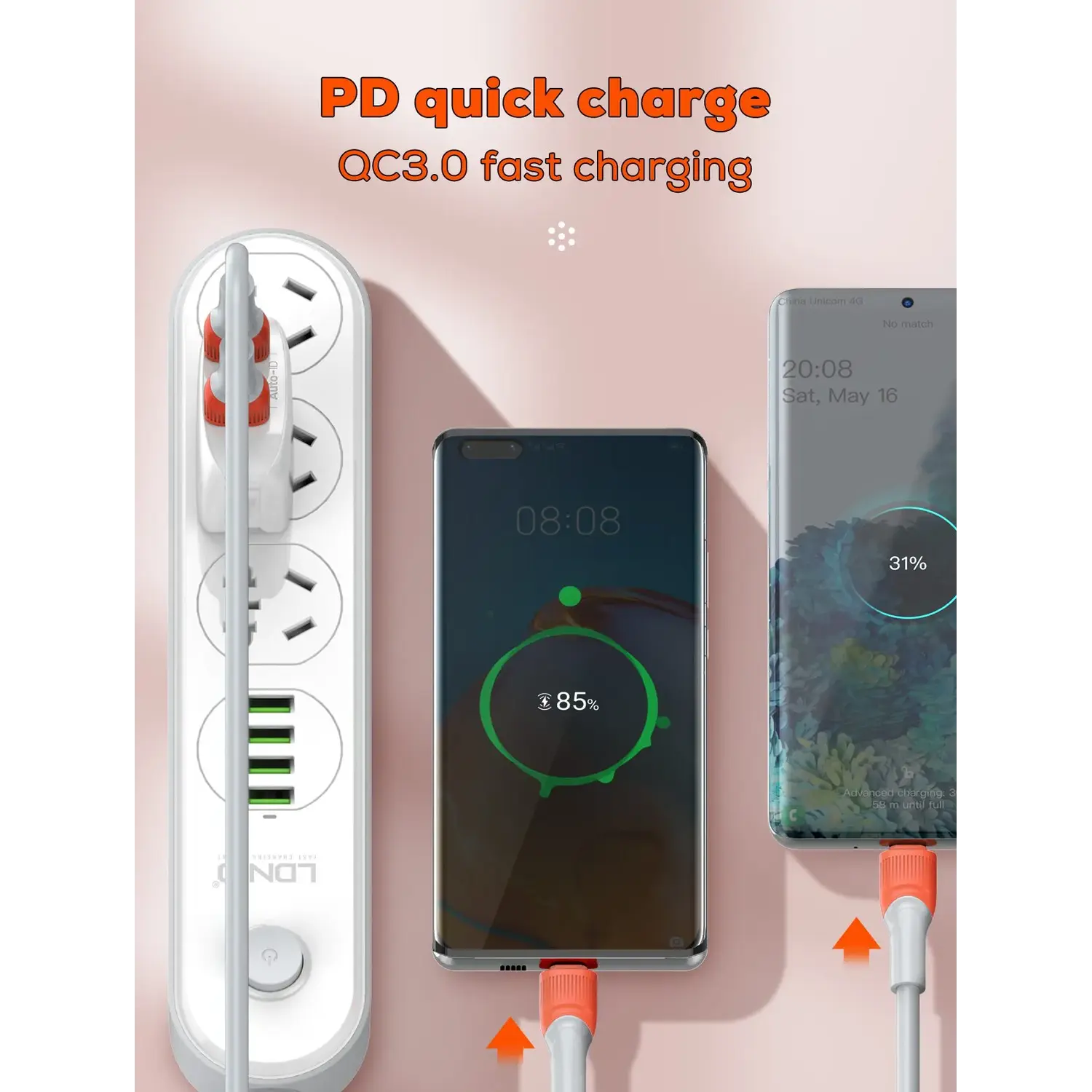 LDNIO LS604 30W USB-A to USB-C 4m Charging Cable - متجر TT Tab للتقنيات الحديثة
