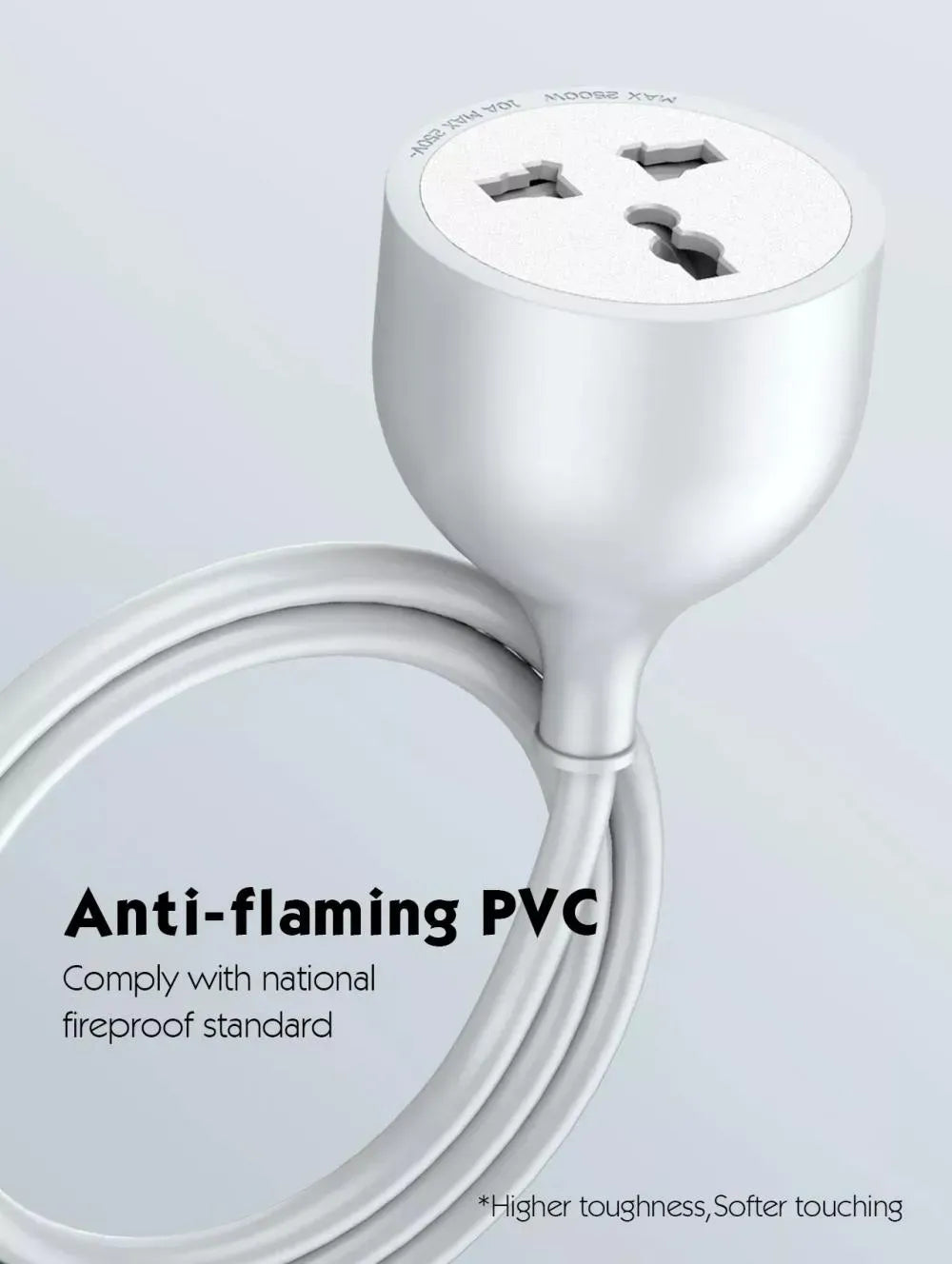 LDNIO SC1017 5m Universal Extension Power Socket with 1 AC Outlet - متجر TT Tab للتقنيات الحديثة