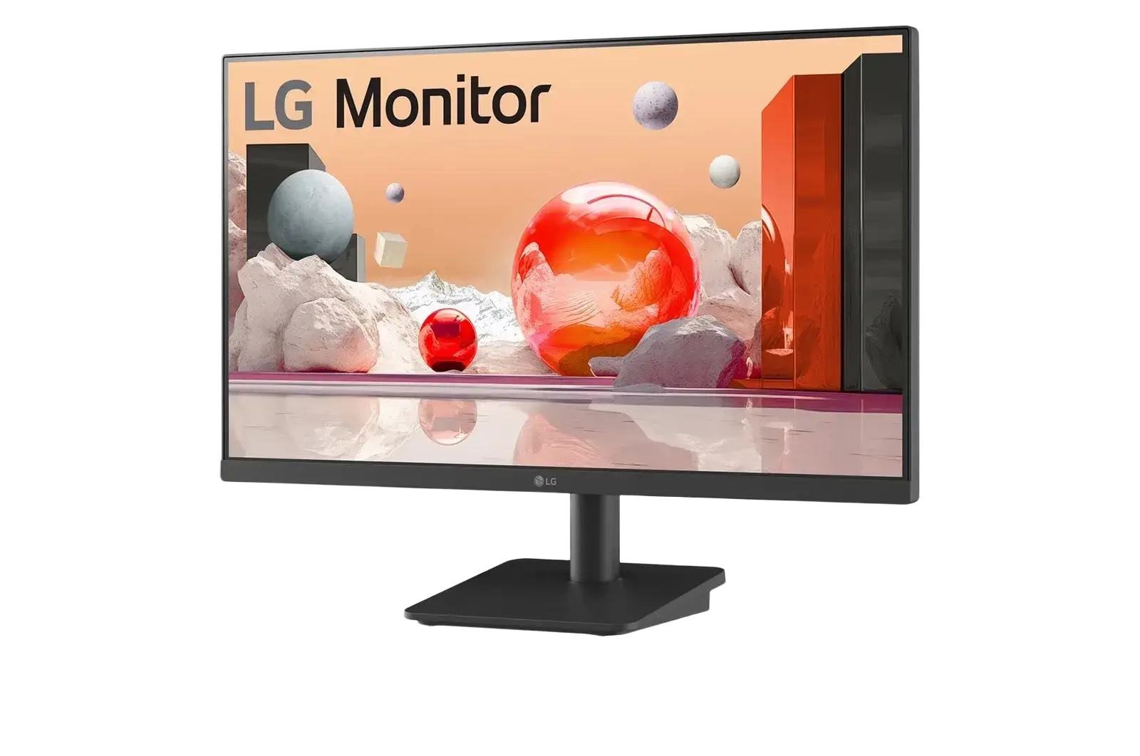 LG 24MS500-B IPS 100Hz Essential Monitor with 3-side Virtually Borderless design - متجر TT Tab للتقنيات الحديثة