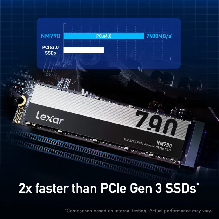 Lexar NM790 SSD NVMe Gen4 - للتقنيات الحديثة TT TAB متجر