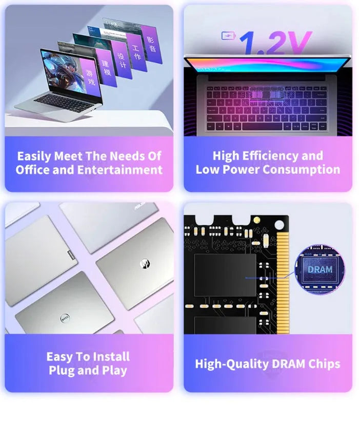 Lexar SODIMM DDR4 3200MHz RAM Laptop - للتقنيات الحديثة TT TAB متجر