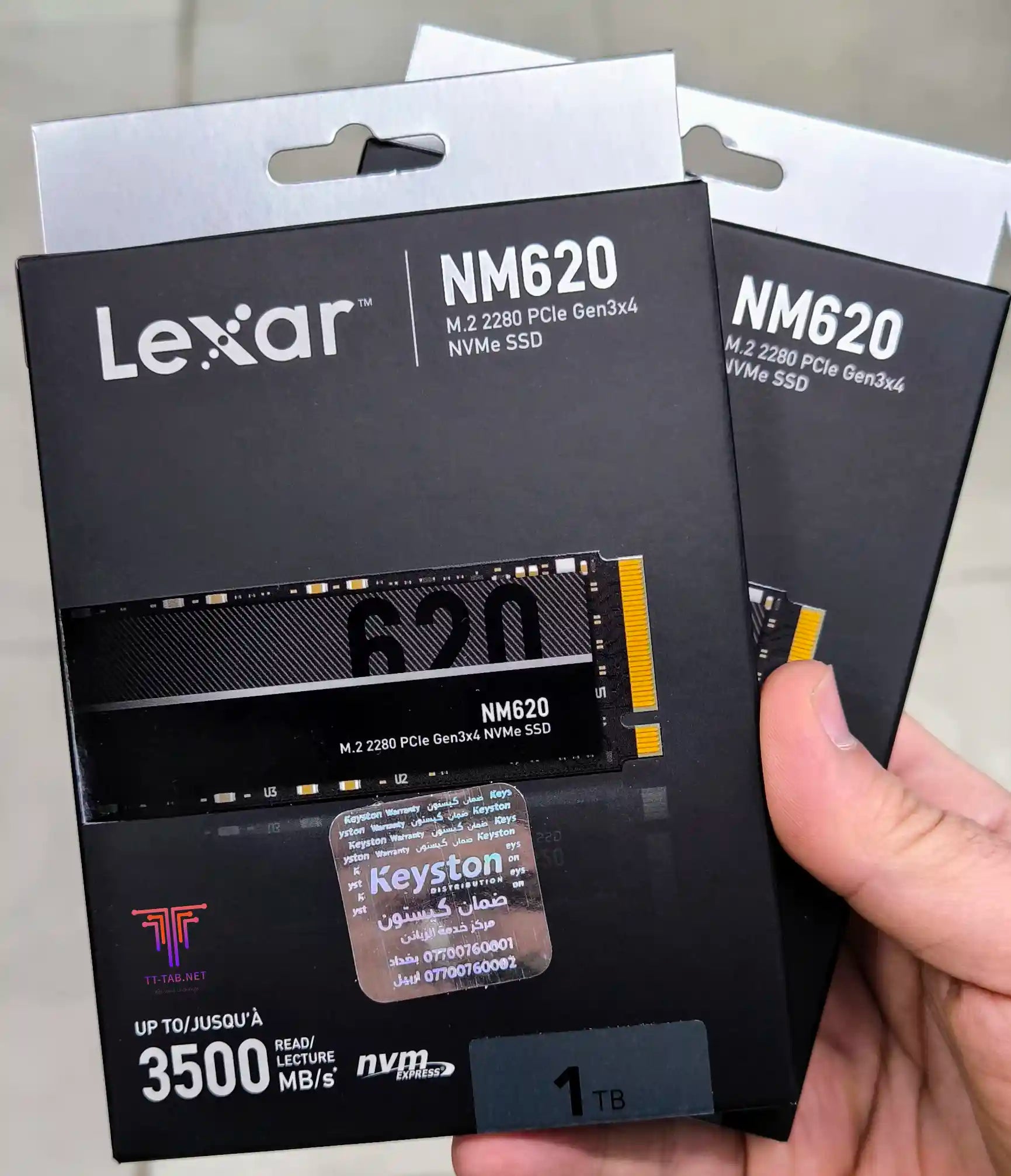 Lexar NM620 SSD NVMe Gen3 - للتقنيات الحديثة TT TAB متجر