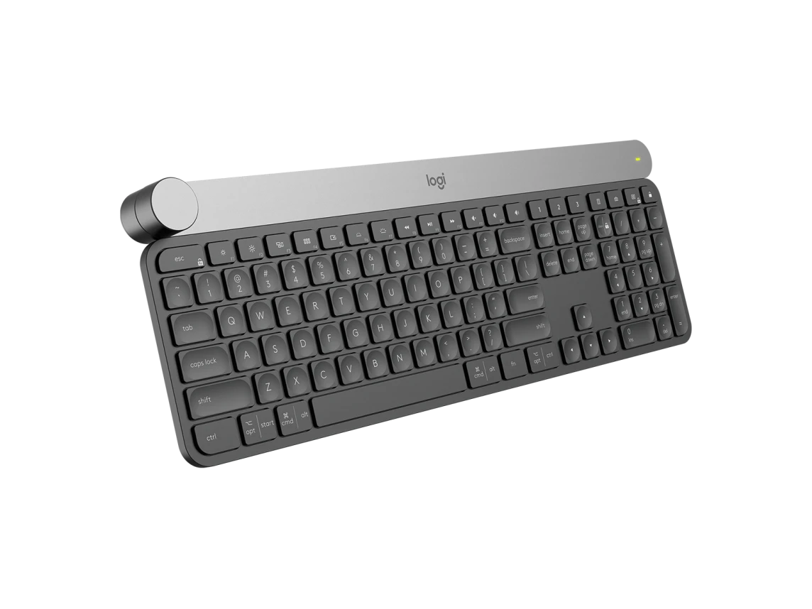 Logitech Craft Wireless and Bluetooth Keyboard with Creative Input Dial and Rechargeable - للتقنيات الحديثة TT TAB متجر