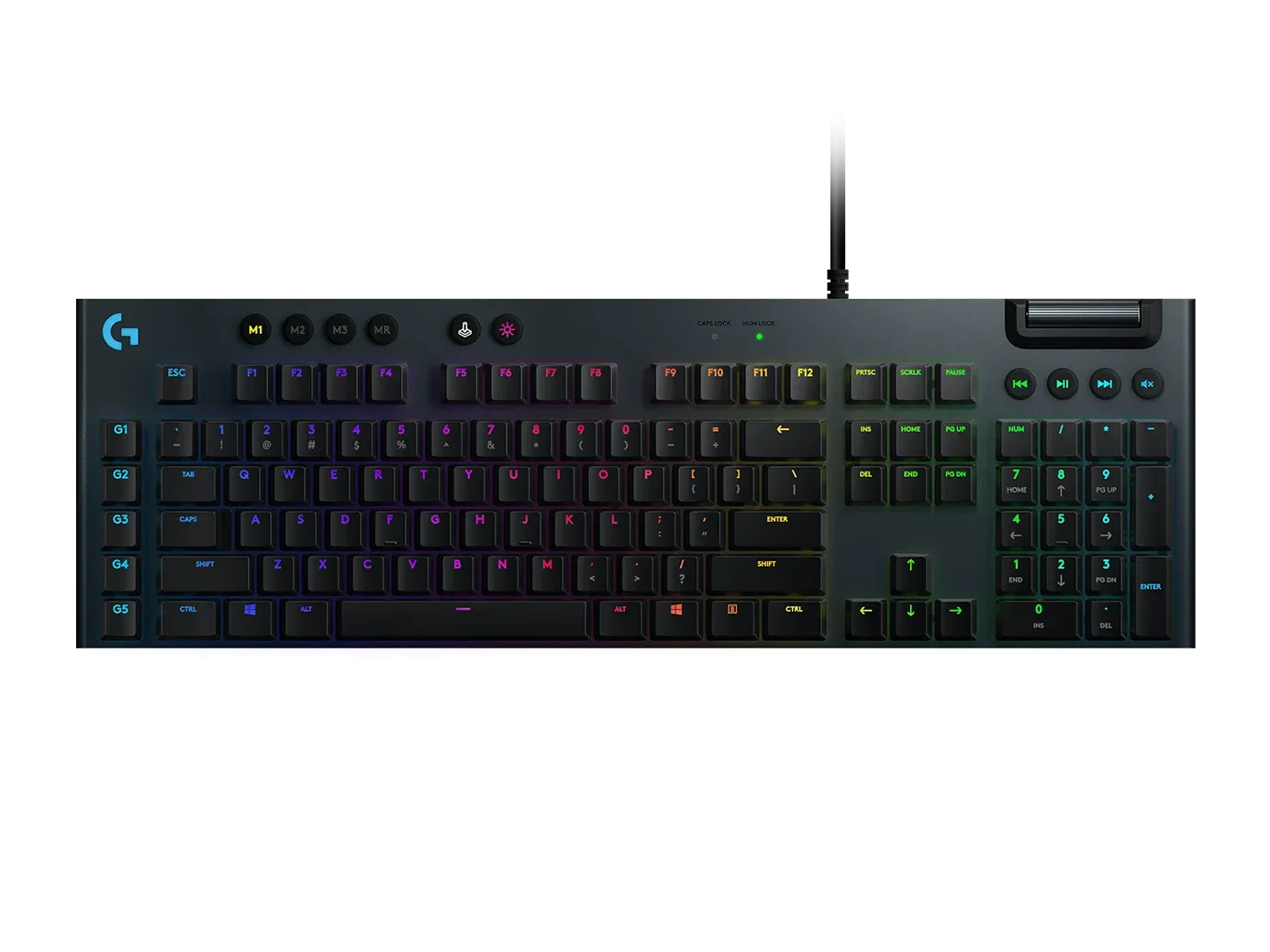 Logitech G815 RGB Wired Mechanical Gaming Keyboard with Low Profile Keys - متجر TT Tab للتقنيات الحديثة