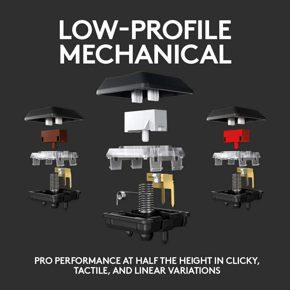 Logitech G815 RGB Wired Mechanical Gaming Keyboard with Low Profile Keys - متجر TT Tab للتقنيات الحديثة