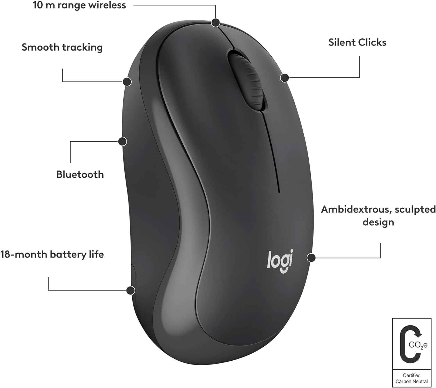 Logitech M241 Silent Bluetooth Mouse - للتقنيات الحديثة TT TAB متجر