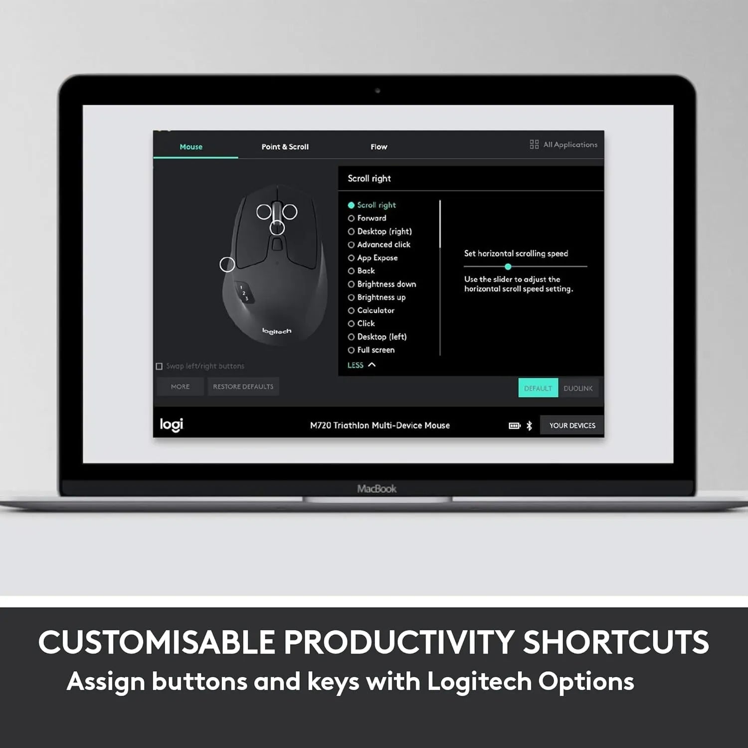 Logitech MK850 Performance Wireless Keyboard & Mouse Combo with Multi-Device Pairing - متجر TT Tab للتقنيات الحديثة
