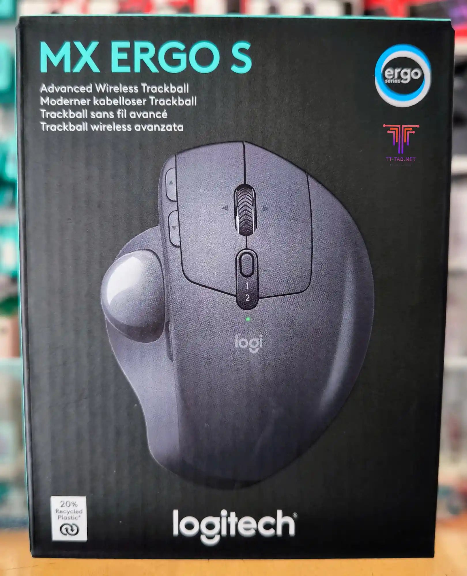 Logitech MX Ergo S Advanced Wireless and Bluetooth with Trackball - للتقنيات الحديثة TT TAB متجر
