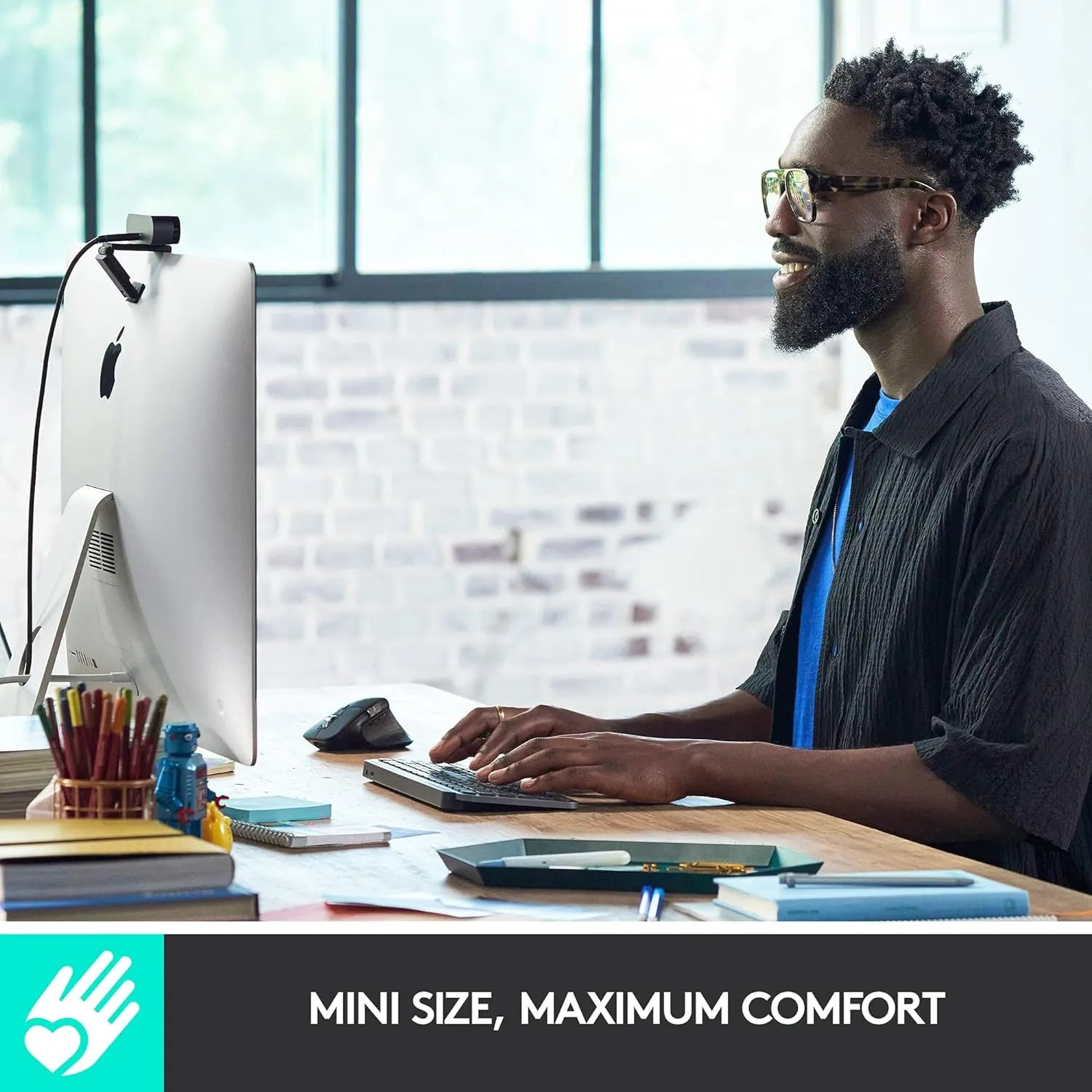 Logitech MX Keys Mini Bluetooth Keyboard Backlit Rechargeable - للتقنيات الحديثة TT TAB متجر