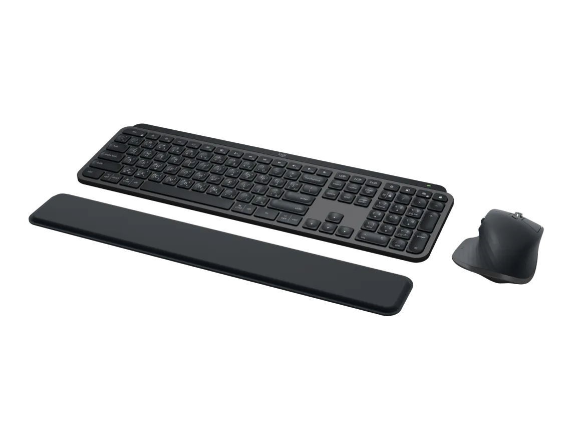 Logitech MX Keys S Combo Mouse and Keyboard Wireless + Bluetooth/ Rechargeable - للتقنيات الحديثة TT TAB متجر