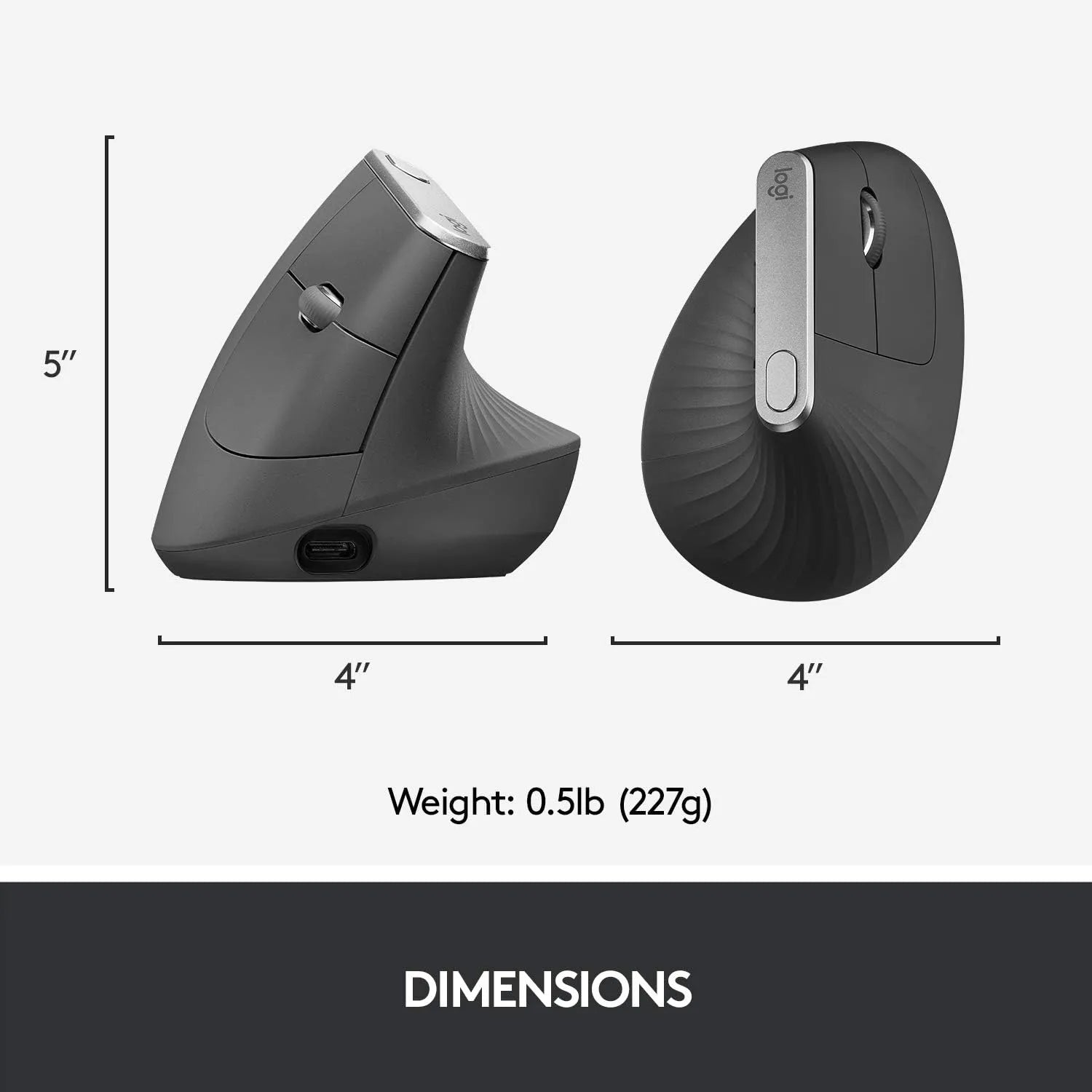 Logitech MX Vertical Wireless Mouse Rechargeable - للتقنيات الحديثة TT TAB متجر